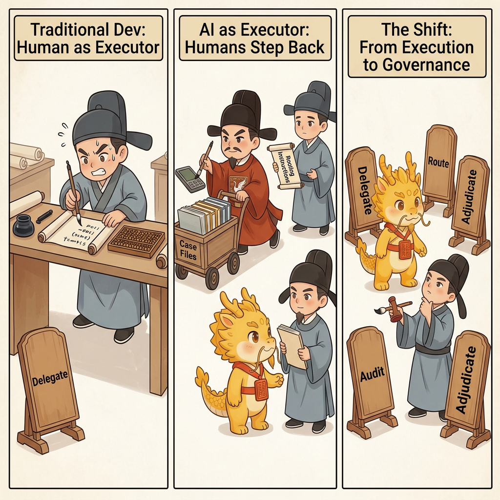 AI changes not tool strength, but human position