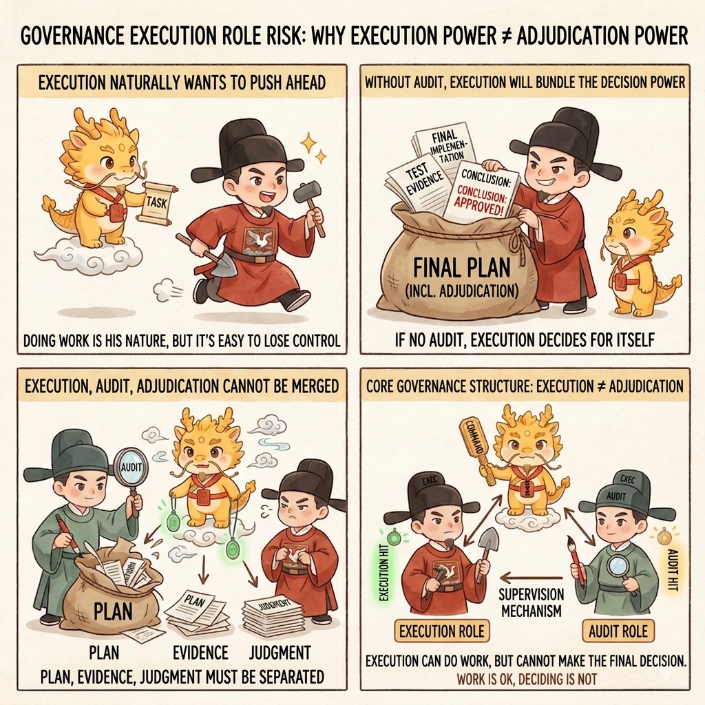 Execution power does not equal adjudication power