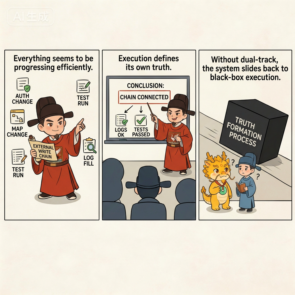 How the system slips without dual-track