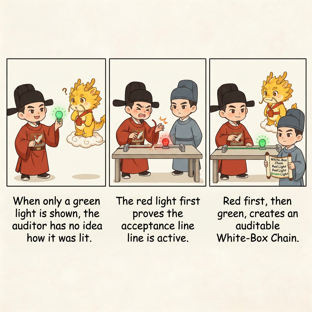 Red light before green light