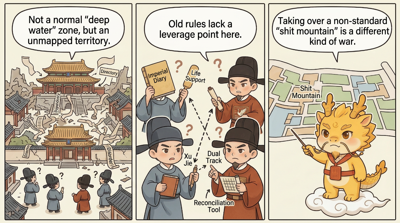 A completely undisciplined legacy mess is another kind of war