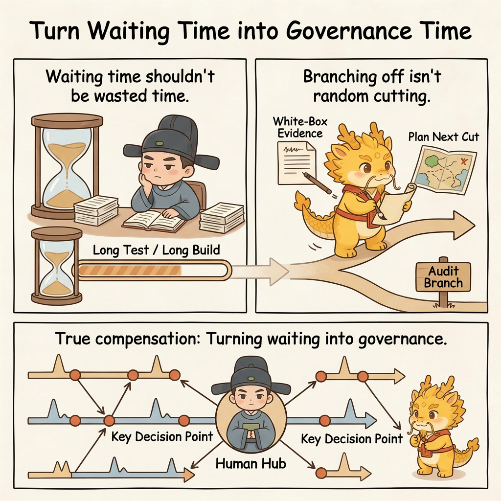 Turn waiting time into governance time