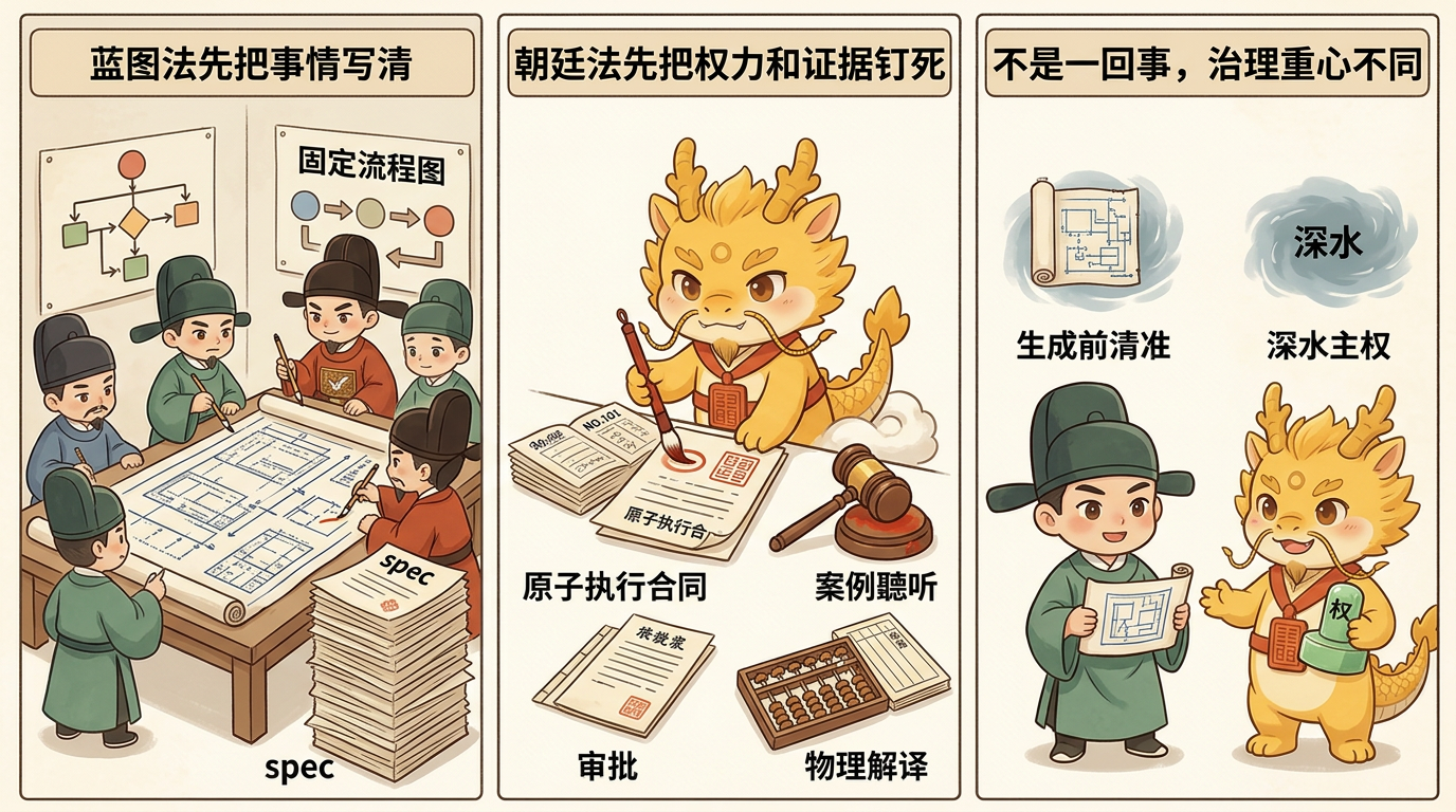 蓝图法与朝廷法不是一回事