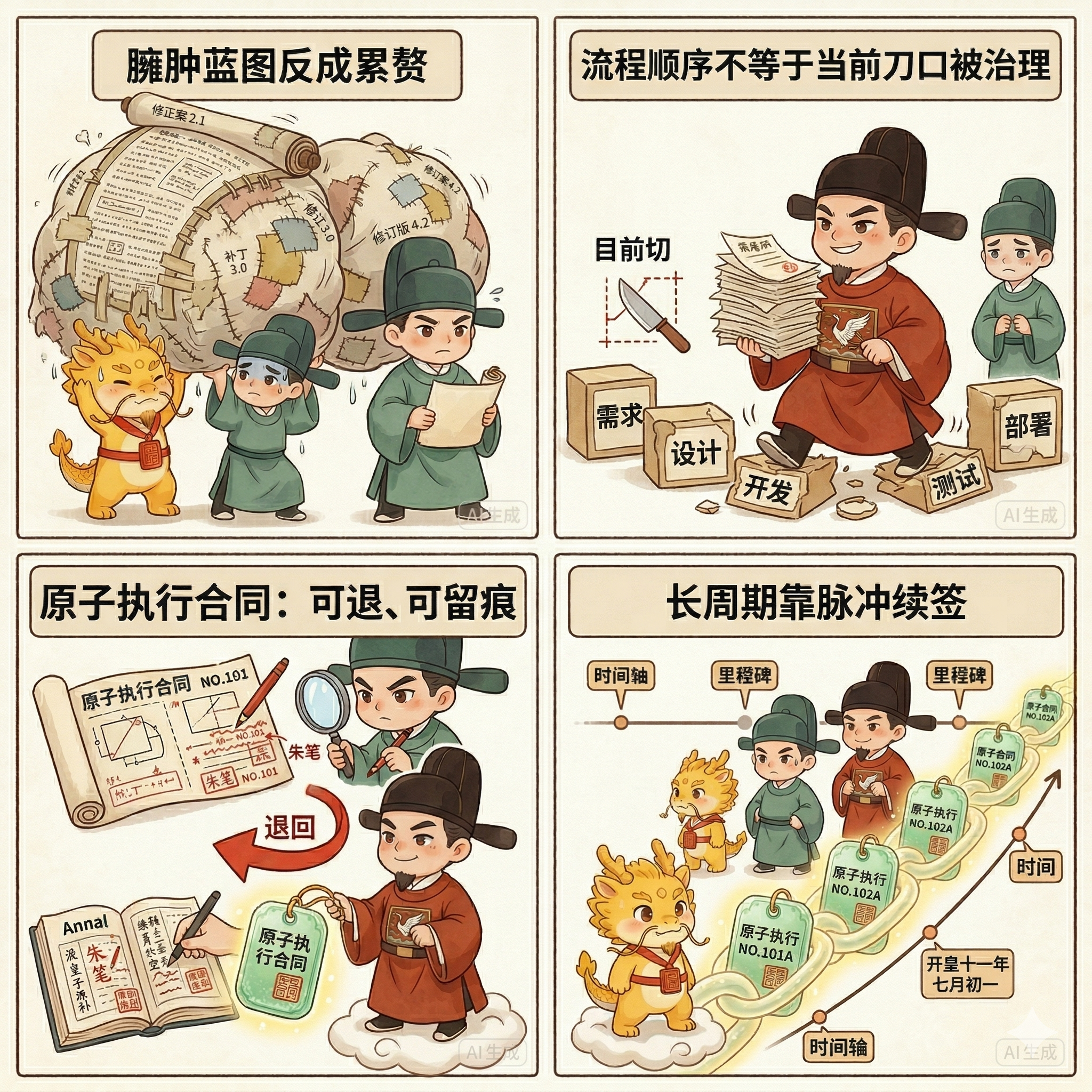 为什么 contract-driven 比重 spec 更适合脉冲开发