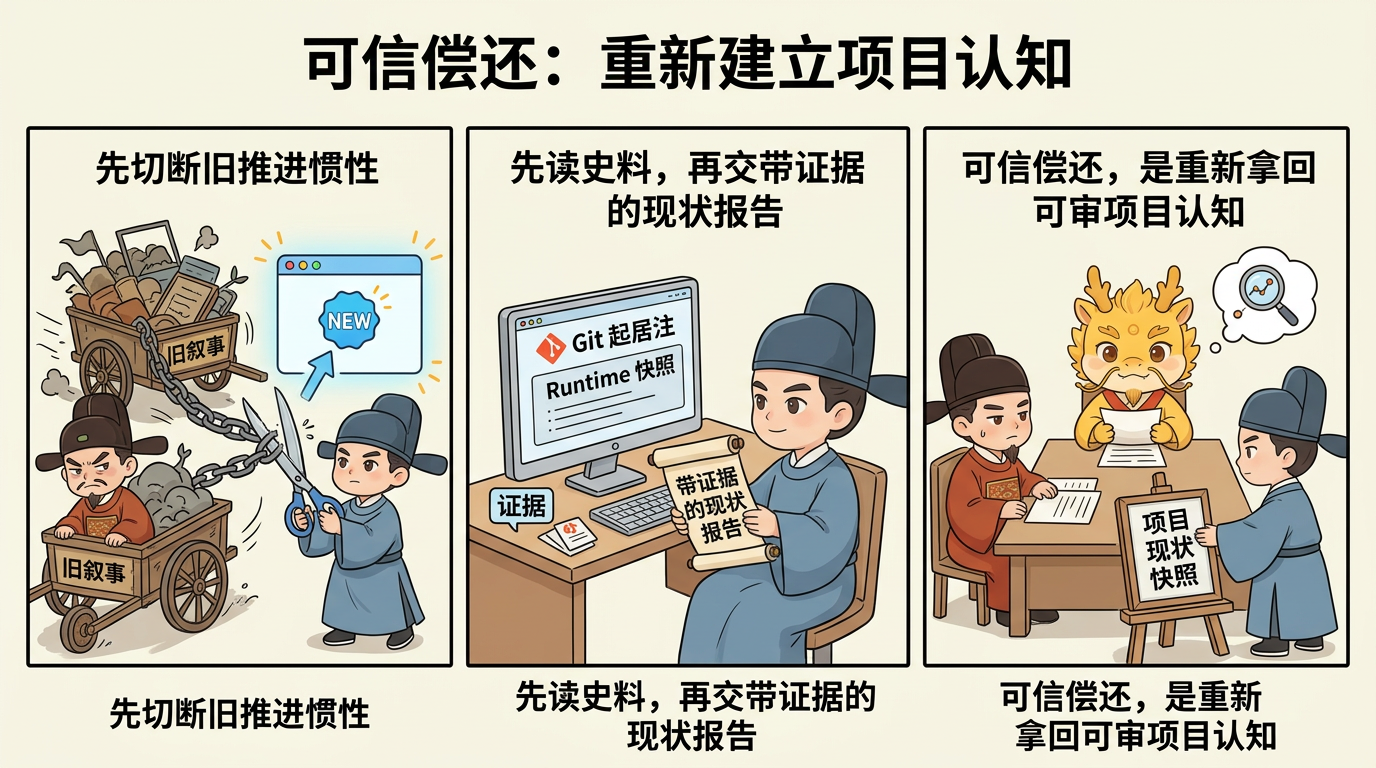 延缓扩张，不等于直接还债