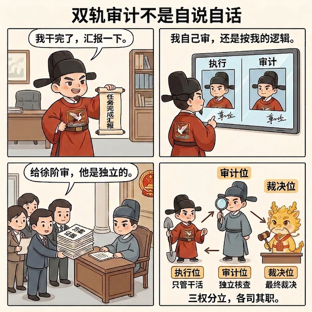 双轨审计不是自说自话