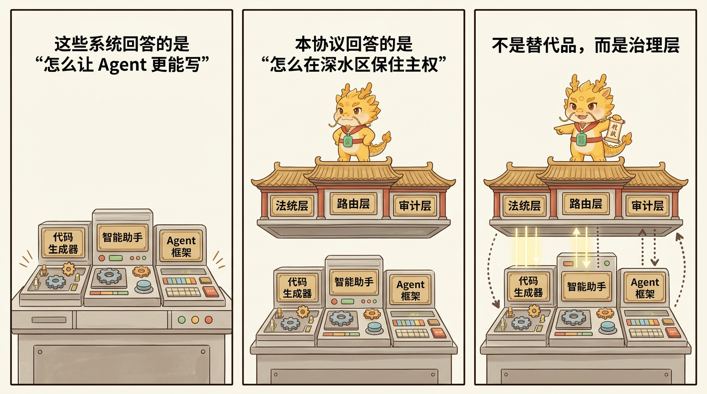 相关工作与方法论坐标