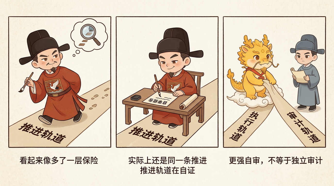 更强的 Agent 自己审自己，仍然不够