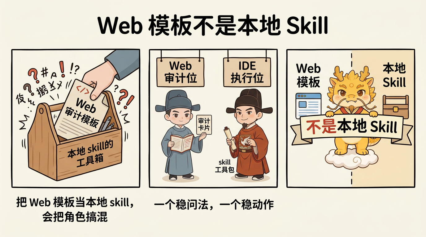 Web 模板不是本地 Skill